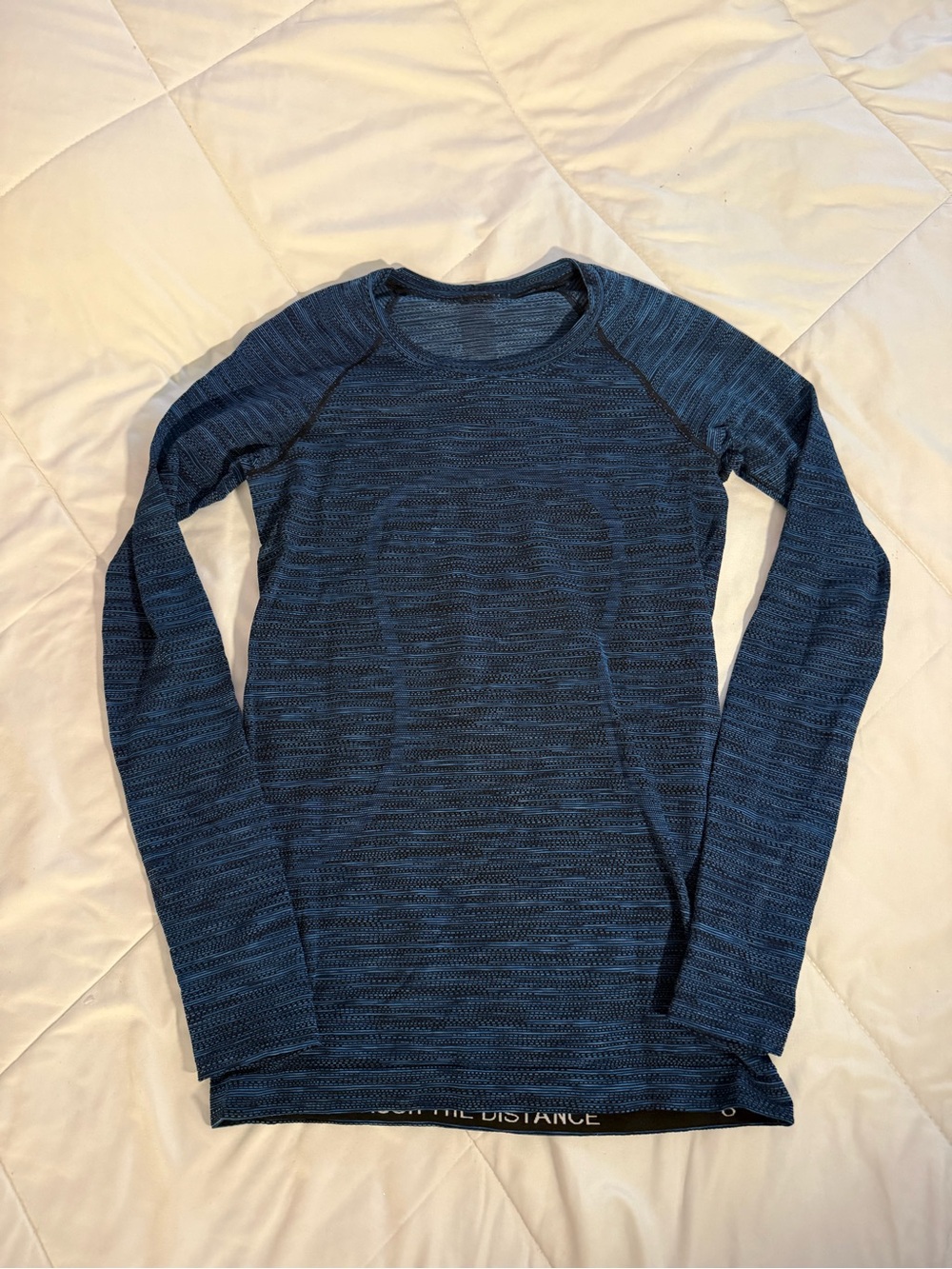 lululemon athletica Navy Blue Long Sleeve Seamless Tee